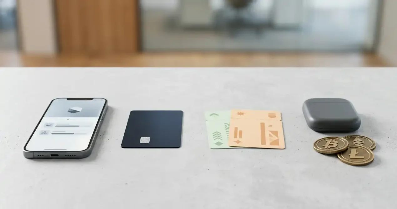 Canadian online payment methods with cards, prepaid vouchers and cryptocurrency shown as separate routes